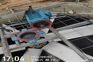 冷却塔减速机更换全流程