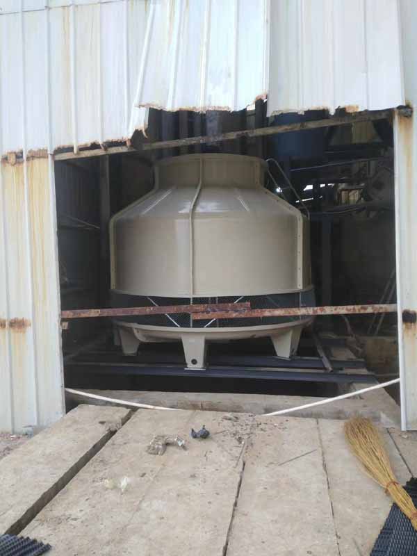 成都万年红150T 旧冷却塔改造换新施工现场实拍！