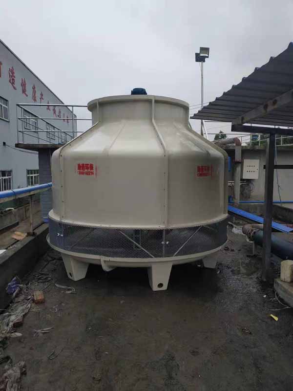 资阳冷却塔GL-100T冷却塔安装现场
