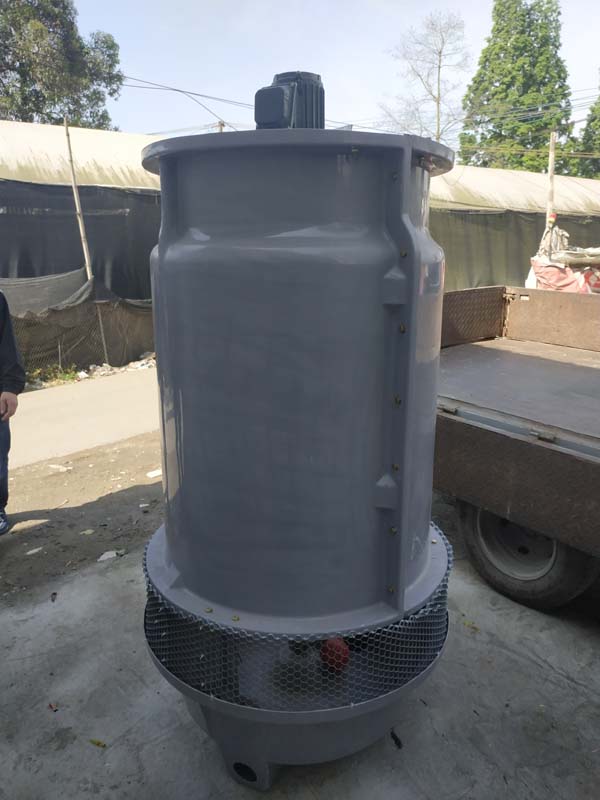 西藏德昌芒康10T圆形逆流冷却塔发货工程案例